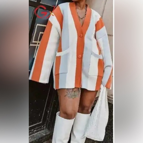 Jascls colorblock boho sweater OSFM - Picture 2 of 8